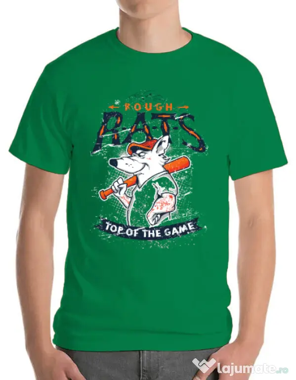 Tricou ADLER barbat The rough rats Verde mediu