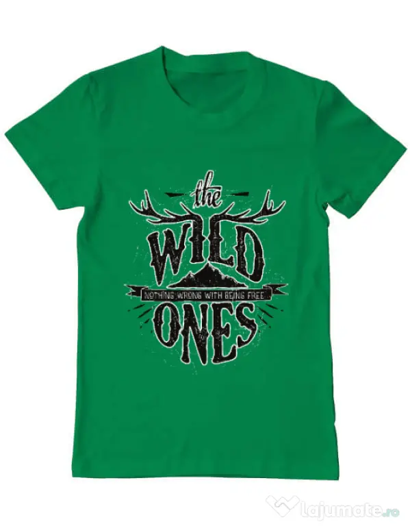 Tricou ADLER barbat The Wild Ones Verde mediu