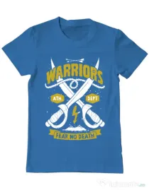 Tricou ADLER barbat Warriors Albastru azuriu