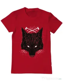 Tricou ADLER barbat We are freaks Rosu