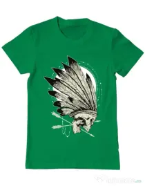 Tricou ADLER barbat Conquerors Verde mediu