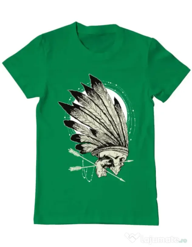 Tricou ADLER barbat Conquerors Verde mediu