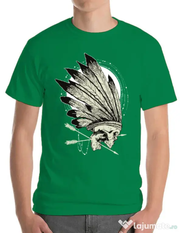 Tricou ADLER barbat Conquerors Verde mediu