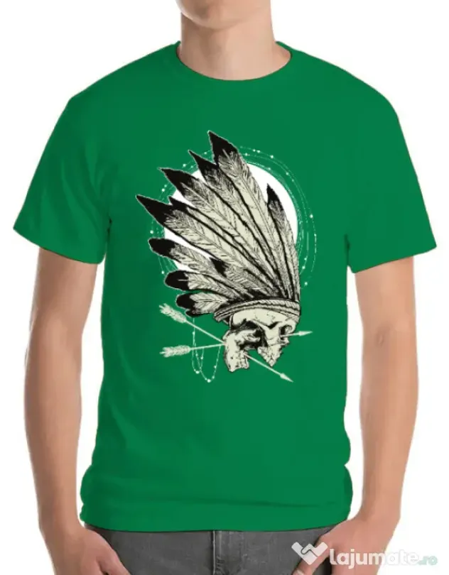 Tricou ADLER barbat Conquerors Verde mediu