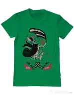 Tricou ADLER barbat Deep cuts Verde mediu