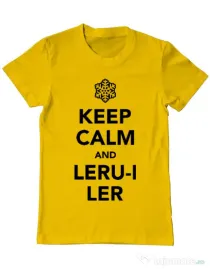Tricou ADLER barbat Ler Galben