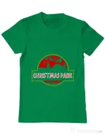 Tricou ADLER barbat Christmas park Verde mediu