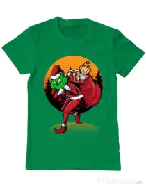 Tricou ADLER barbat Grinch stole Christmas Verde mediu