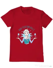 Tricou ADLER barbat Make your own magic Rosu