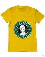Tricou ADLER barbat Frozen coffee Galben