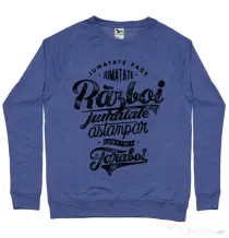 Bluza ADLER barbat Pace si razboi Albastru melanj