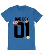 Tricou ADLER barbat Bad boy Albastru azuriu