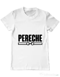 Tricou ADLER barbat Pereche Alb
