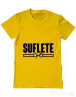 Tricou ADLER barbat Suflete Galben