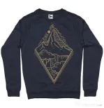 Bluza ADLER barbat Mountain waterfall Denim inchis