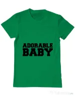 Tricou ADLER barbat Adorable baby Verde mediu