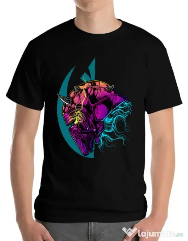 Tricou ADLER barbat Helmet Negru