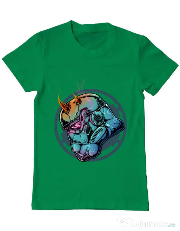 Tricou ADLER barbat Helmet demons Verde mediu