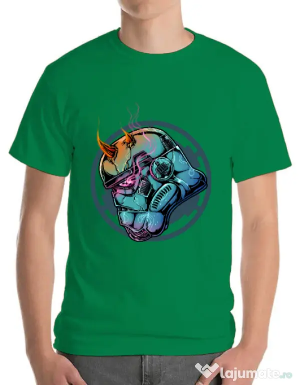 Tricou ADLER barbat Helmet demons Verde mediu