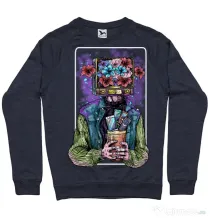 Bluza ADLER barbat Human milenial Denim inchis