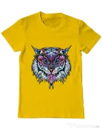 Tricou ADLER barbat Tiger buterfly Galben