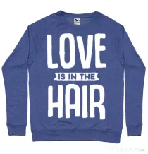 Bluza ADLER barbat Love is in the hair Albastru melanj
