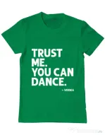 Tricou ADLER barbat You can dance Verde mediu
