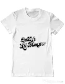 Tricou ADLER barbat Lil monster Alb