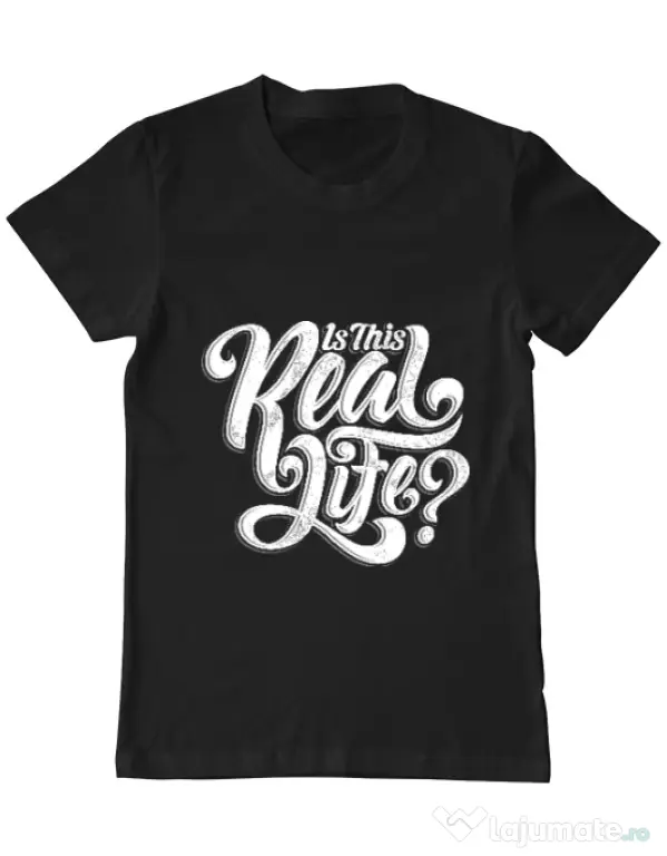 Tricou ADLER barbat Is this real life Negru