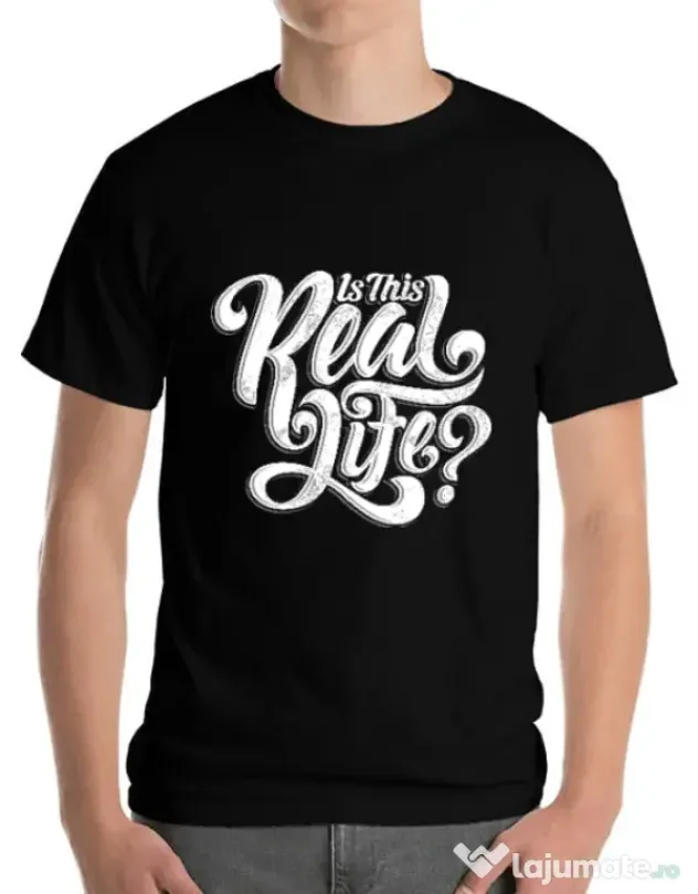 Tricou ADLER barbat Is this real life Negru