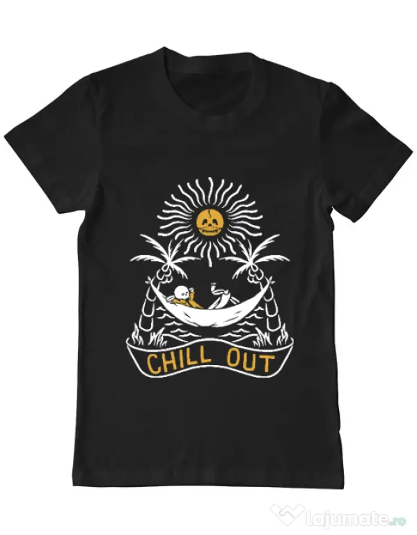 Tricou ADLER barbat Chill out Negru