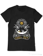 Tricou ADLER barbat Chill out Negru
