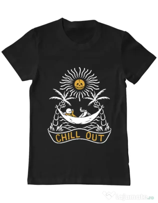 Tricou ADLER barbat Chill out Negru