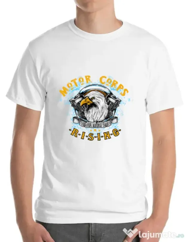 Tricou ADLER barbat Eagle Alb