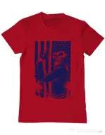 Tricou ADLER barbat Motorist Rosu
