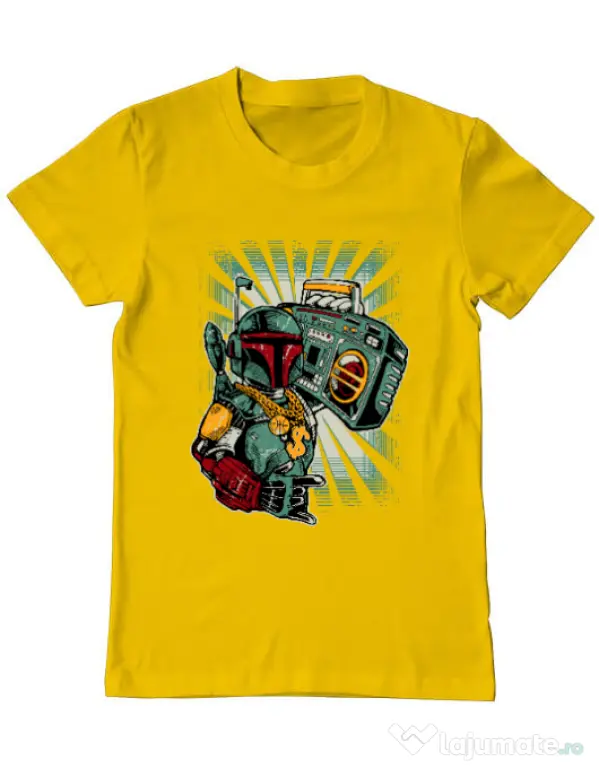 Tricou ADLER barbat Ghetobobaster Galben