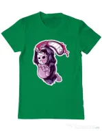 Tricou ADLER barbat Kong revenge Verde mediu