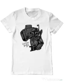 Tricou ADLER barbat Mr Boba Boba Alb