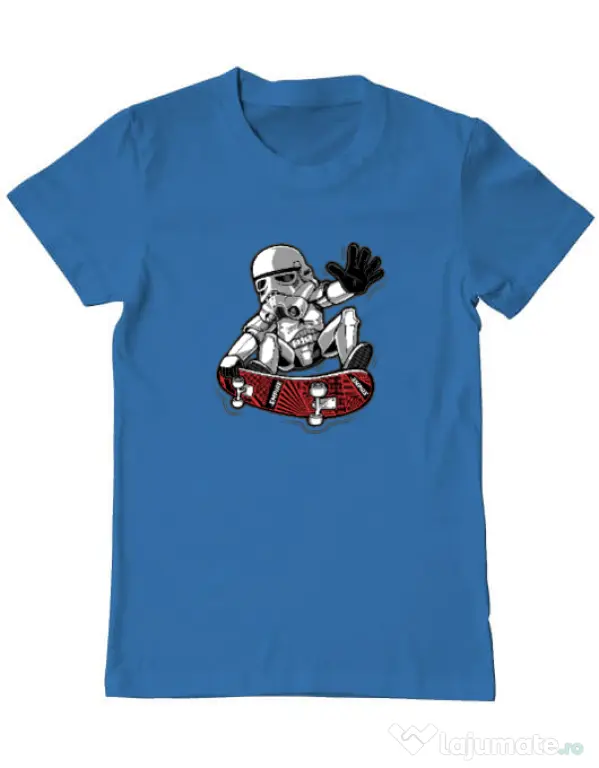 Tricou ADLER barbat Trooper trick Albastru azuriu