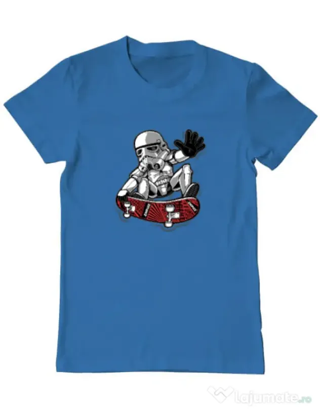Tricou ADLER barbat Trooper trick Albastru azuriu