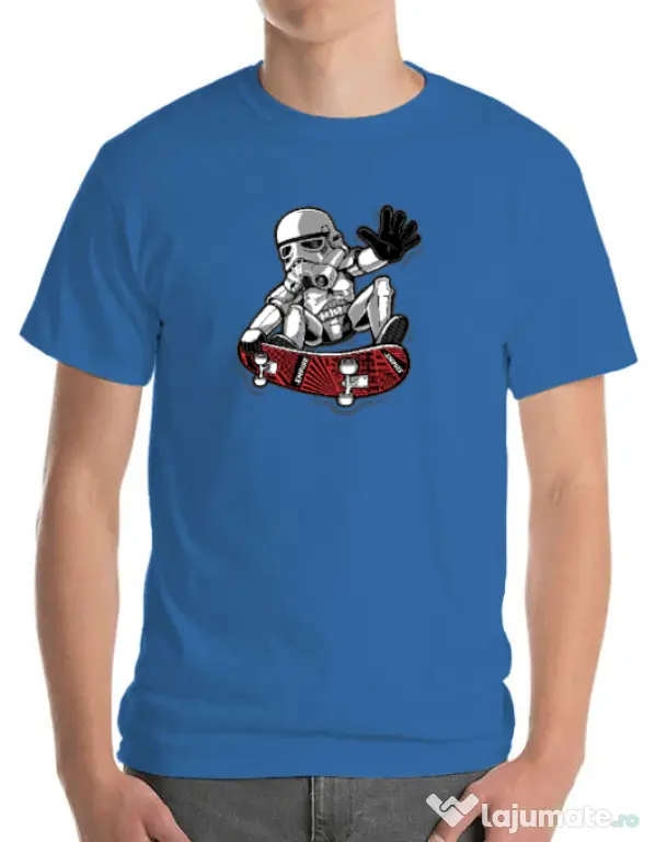 Tricou ADLER barbat Trooper trick Albastru azuriu