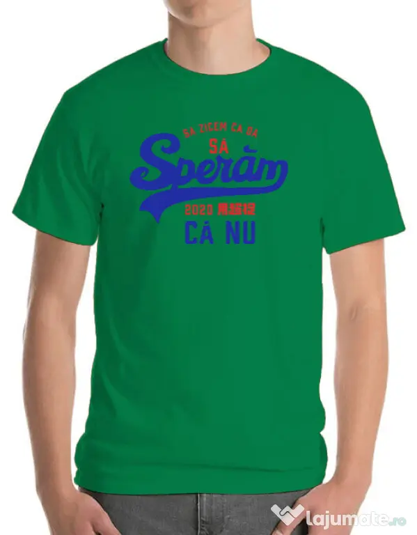 Tricou ADLER barbat Sa zicem ca da Verde mediu