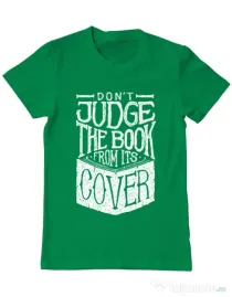Tricou ADLER barbat Book cover Verde mediu