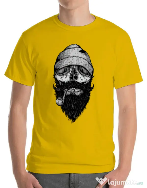 Tricou ADLER barbat Bone sailor Galben