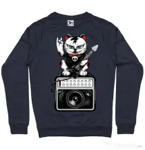 Bluza ADLER barbat Lets rock Denim inchis
