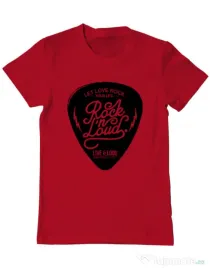 Tricou ADLER barbat Rock n loud Rosu