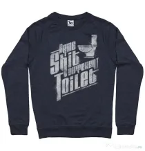 Bluza ADLER barbat Same shit Denim inchis