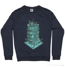 Bluza ADLER barbat Sound zone Denim inchis