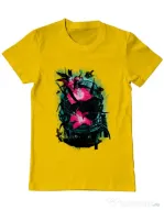 Tricou ADLER barbat The last of us Galben