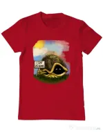 Tricou ADLER barbat I stay home Rosu